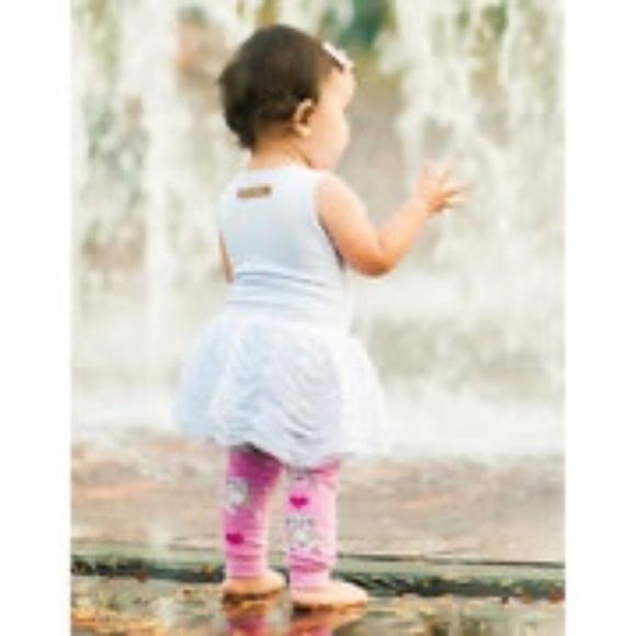 Pink Sock Monkey Leghuggers Leg Warmers by Huggalugs *Fits Newborn to 6 MTH- NIP - Picture 4 of 4